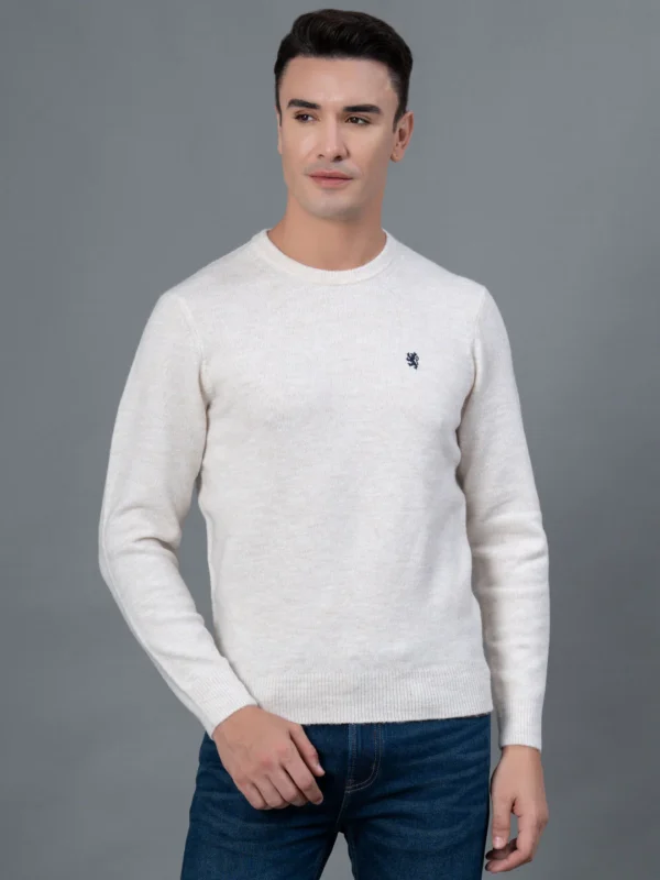 Casual Sweater for MenMade from a blend of 73% ACRYLIC, 24% NYLON, 3% SPANDEX 1/11, this sweater boasts both softness and durability.